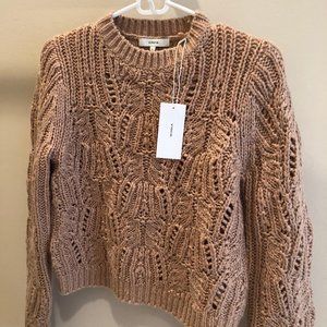 Vince Variegated Cable Crew sweater